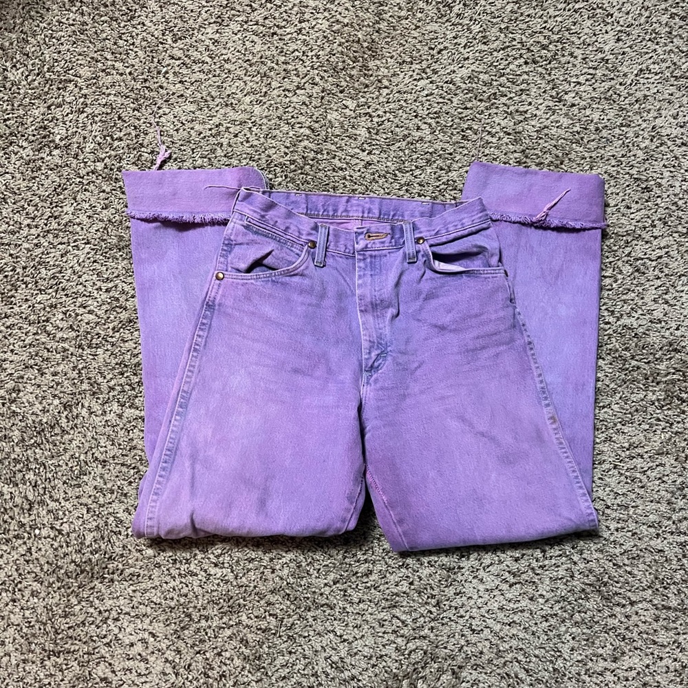 Purple Wrangler Jeans
